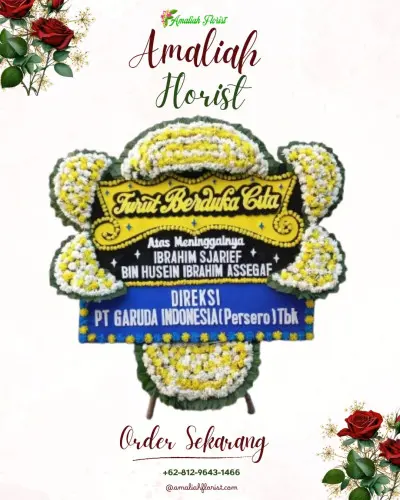 Papan Bunga Duka di Perdana